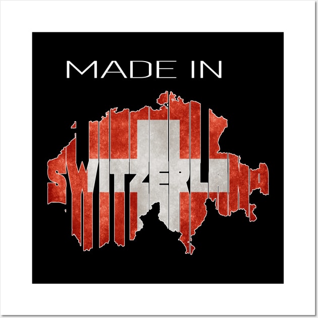 Made in Switzerland. Swiss. Bern. Perfect present for mom mother dad father friend him or her Wall Art by SerenityByAlex